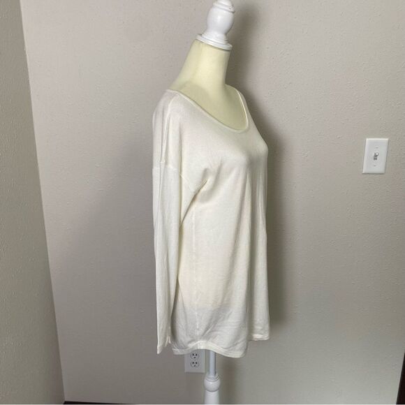 Soft Surroundings Margulies Tunic Sweater In Ivory Pearl Women's Size Small - Picture 7 of 14